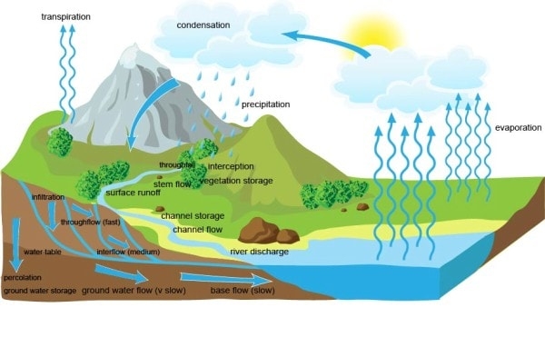 gcse hydraulic system Free Revision  The cycle ZIMSEC / hydrological Water